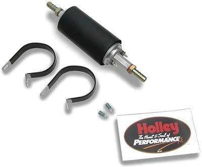 Holley in-line electric fuel pump 67 gph 80 psi 12-920