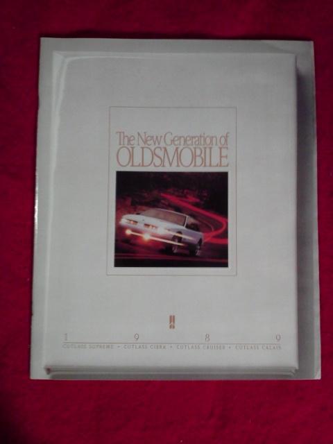 1989 oldsmobile cutlass supreme ciera cruiser calais sales dealer brochure