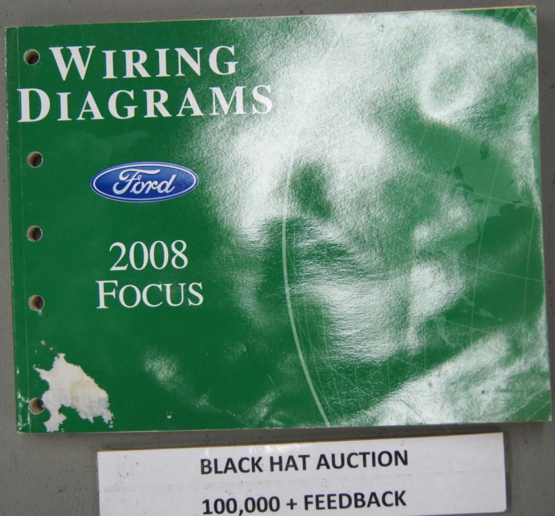 2008 ford focus car factory shop oem wiring diagrams manual service book