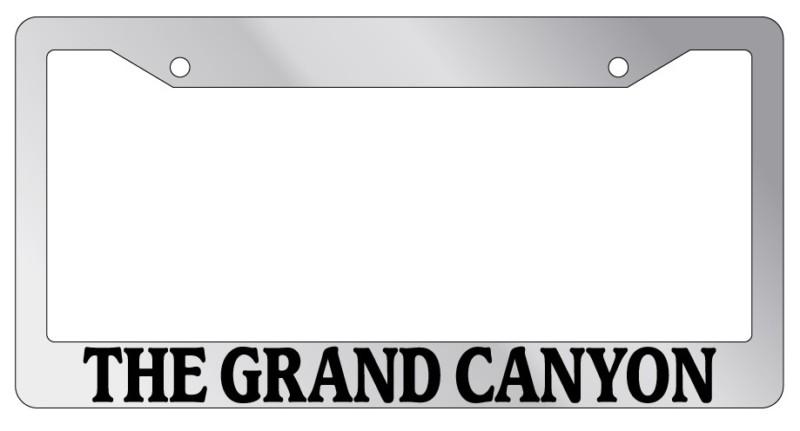 Chrome license plate frame the grand canyon auto accessory novelty