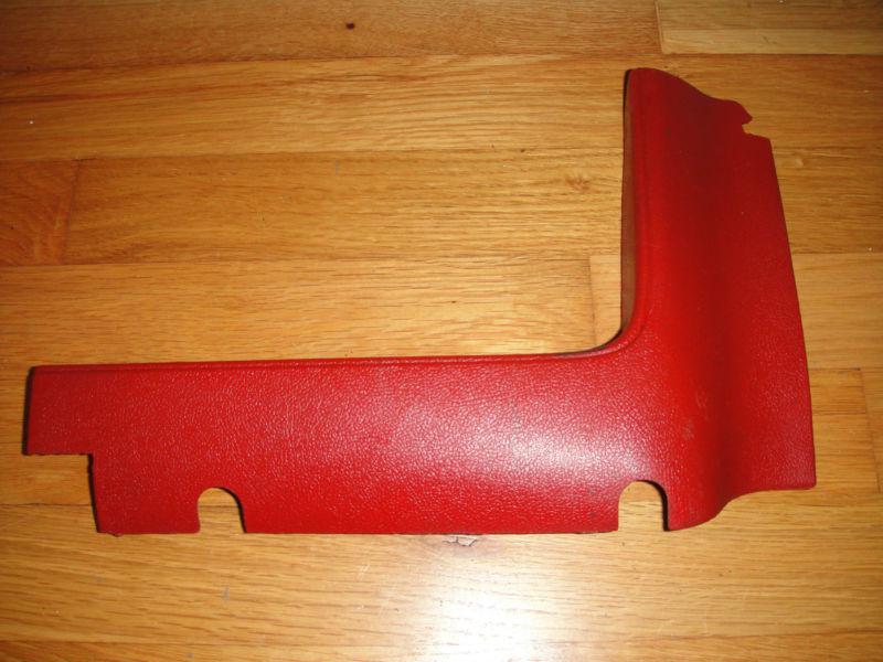 Used mopar 1970-74 cuda 1971-74 challenger red right dash lower trim