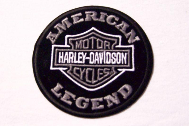 #1248 s harley motorcycle vest patch american ledgend em1068544