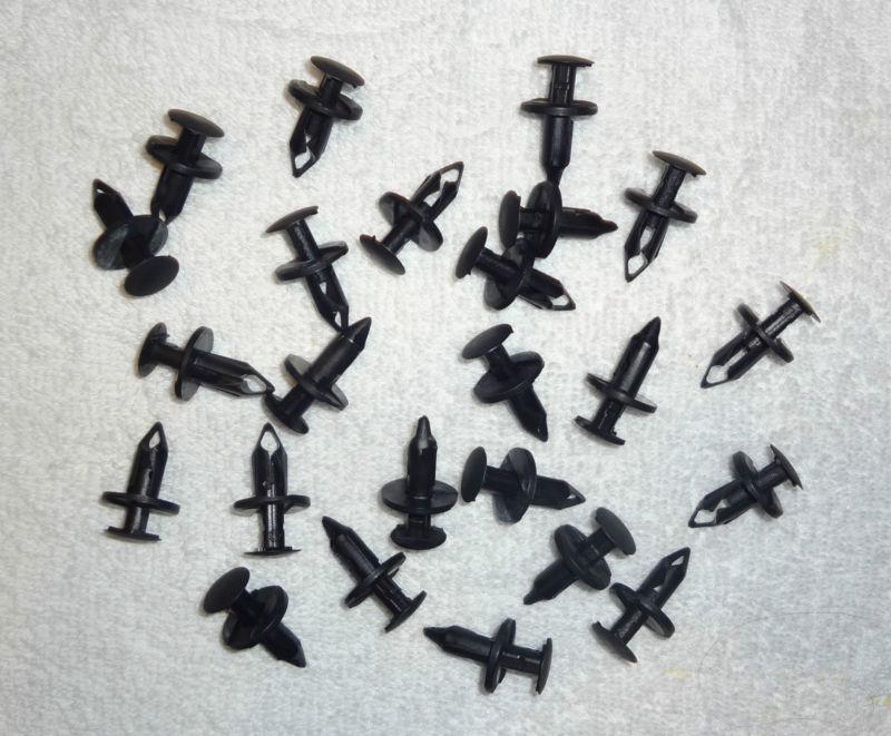 24 new bumper engine under cover splash shield push in retainers clips 1860