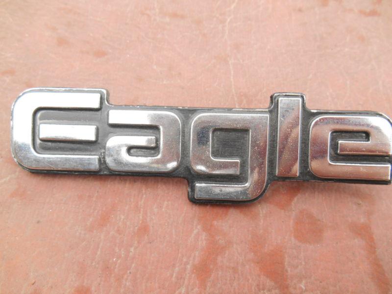 Vintage amc eagle metal emblem  driver quality w 2 pins