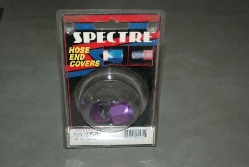 Spectre hose end covers purple for 3/8 id automotive hose