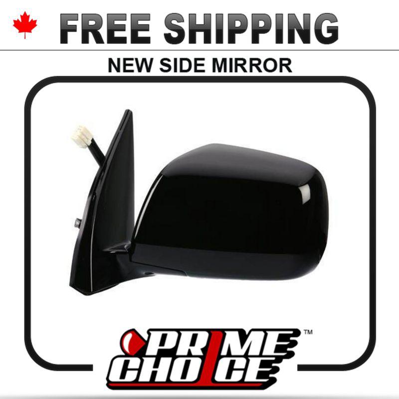 New power heated black driver side view mirror toyota highlander 01-07 left door