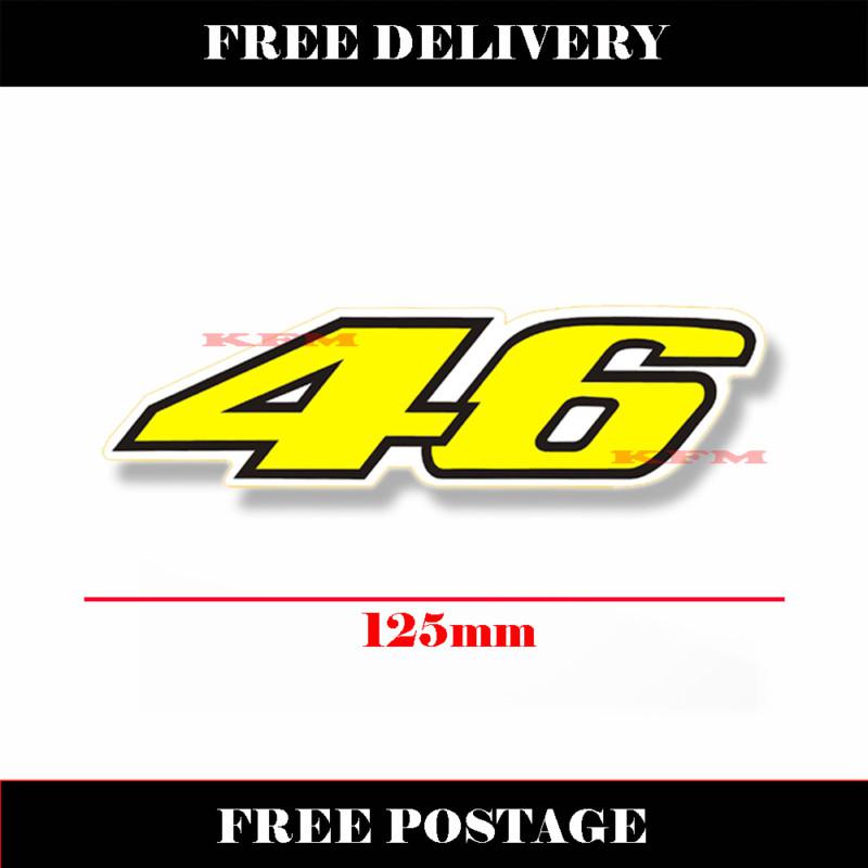 Buy Moto GP Racing Number 46 Autocollant Decal Sticker ~FREE P&P~ in JB ...