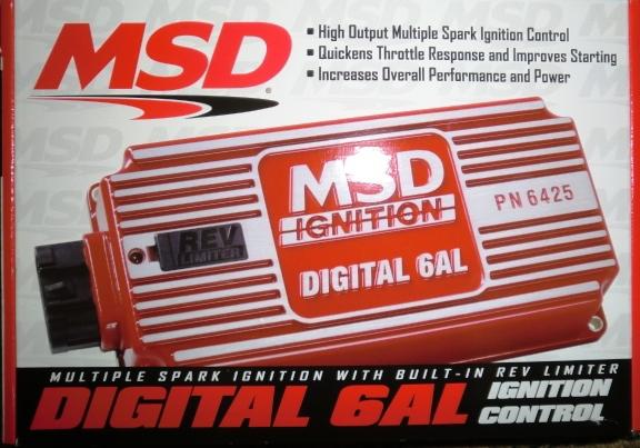 New  msd digital 6al ignition control box #6425