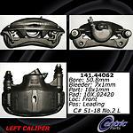 Centric parts 141.44061 front right rebuilt caliper with hardware