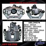 Centric parts 141.34574 rear left rebuilt caliper with hardware