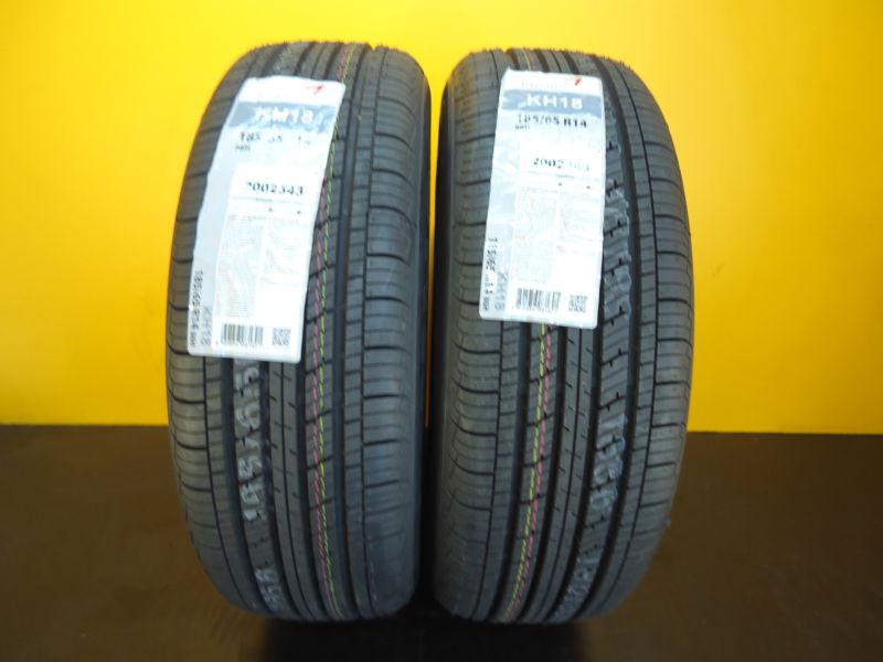 2 new tires kumho solus kh18  185/65/14  100%  new!!!    #1102