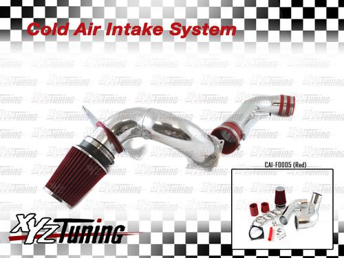 Red 96-04 mustang 4.6l v8 cold air intake induction kit + filter 3.5"