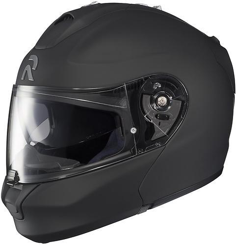 New hjc rpha-max modular flip-up chin-bar adult helmet, matte black/flat, med/md