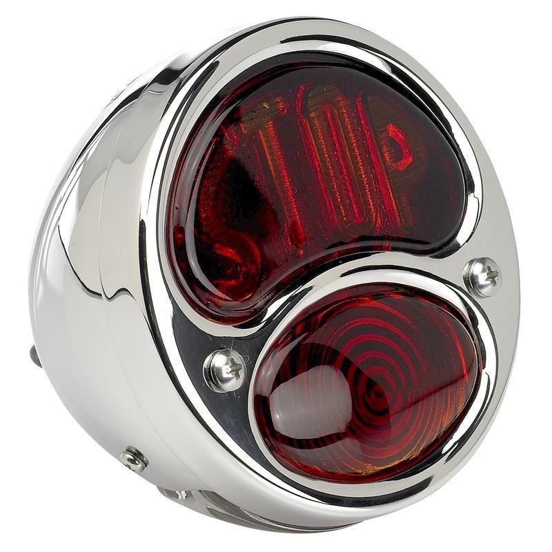 No school choppers 1928 - 1932 stop lens stainless tail light chopper bobber