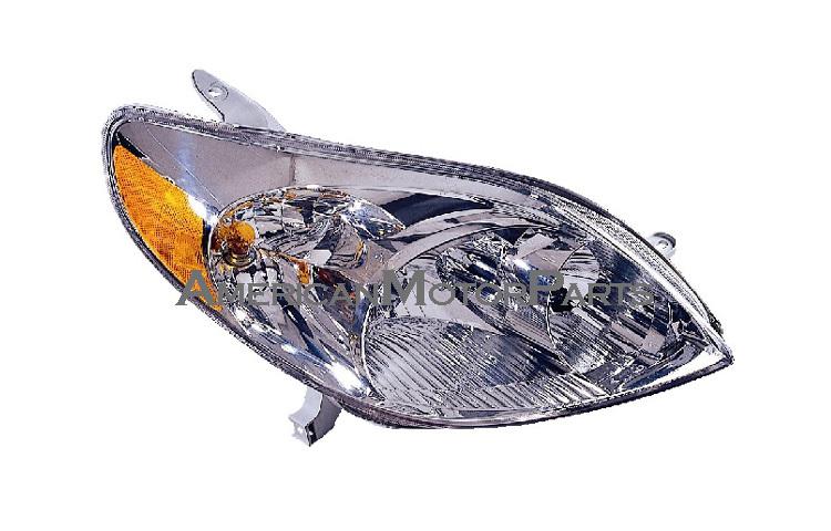 Right passenger side replacement headlight 03-05 toyota matrix - 8111002210