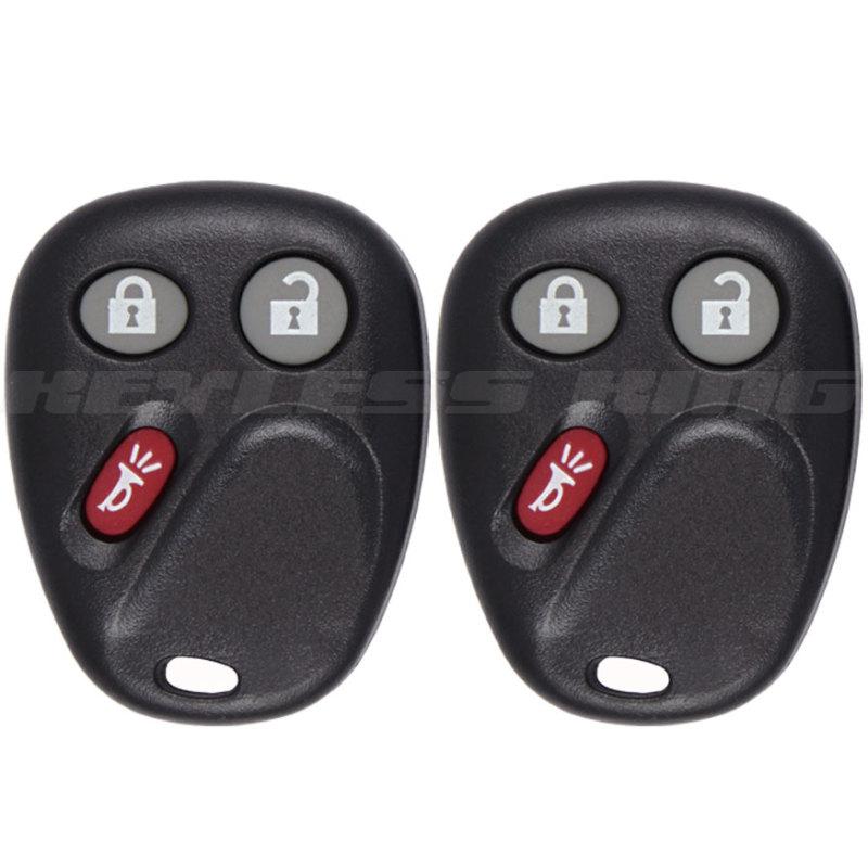 2 new replacement keyless entry remote key fob clicker control for gm myt3x6898b