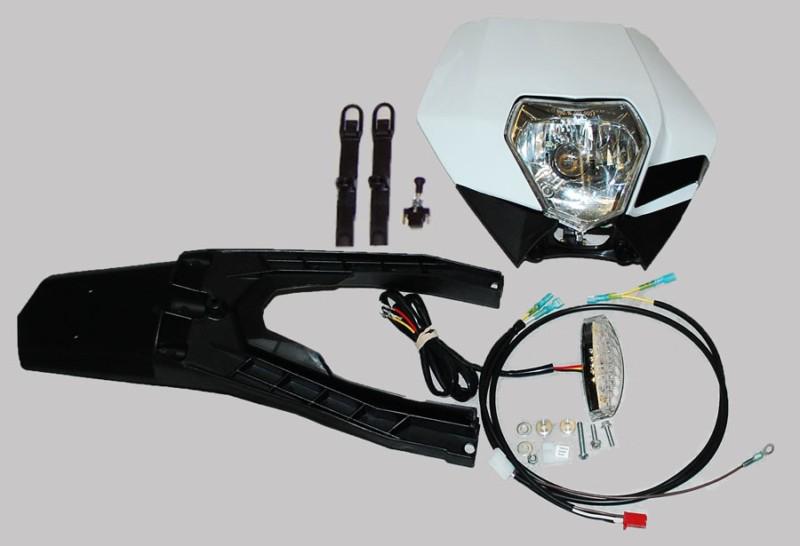 Enduro engineering ktm offroad lighting kit 250 350 xcf sxf 2011-12  30-704wht