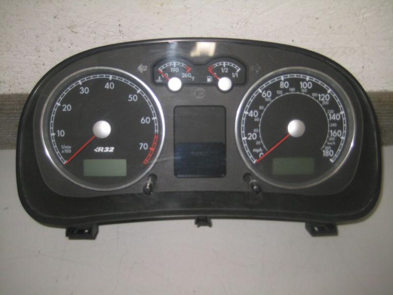 Oem volkswagen golf gti r32 180mph speedo guage cluster 04