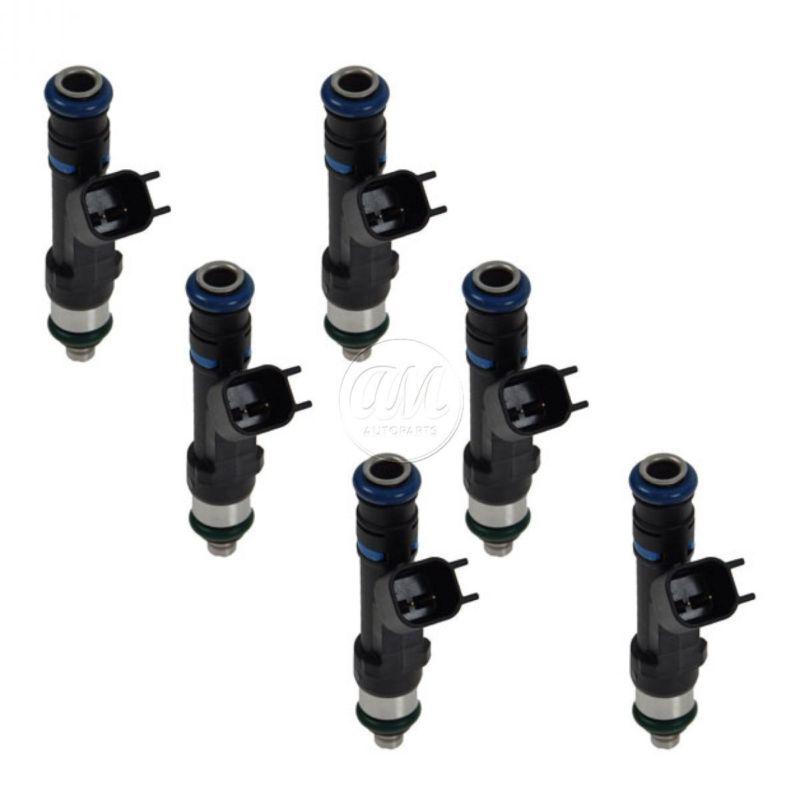 (6) jeep liberty fuel injector 3.7 3.7l mopar 