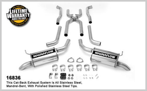 Magnaflow 16836  chevrolet corvette stainless cat-back system exhaust