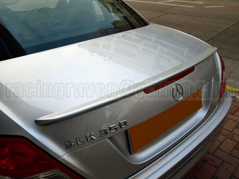 Painted mercedes 05-11 r171 slk slk200 slk55 rear wing trunk spoiler