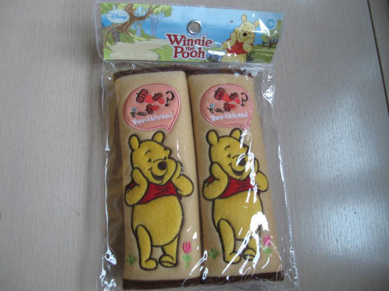 Disney winnie the pooh car seat belt cover (2 pieces)