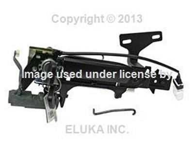 Bmw genuine outside door handle assembly with key front left e32 e34