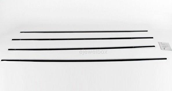 Chrome door window sill belt cover molding trim for 2011 -13 kia sportage r k244