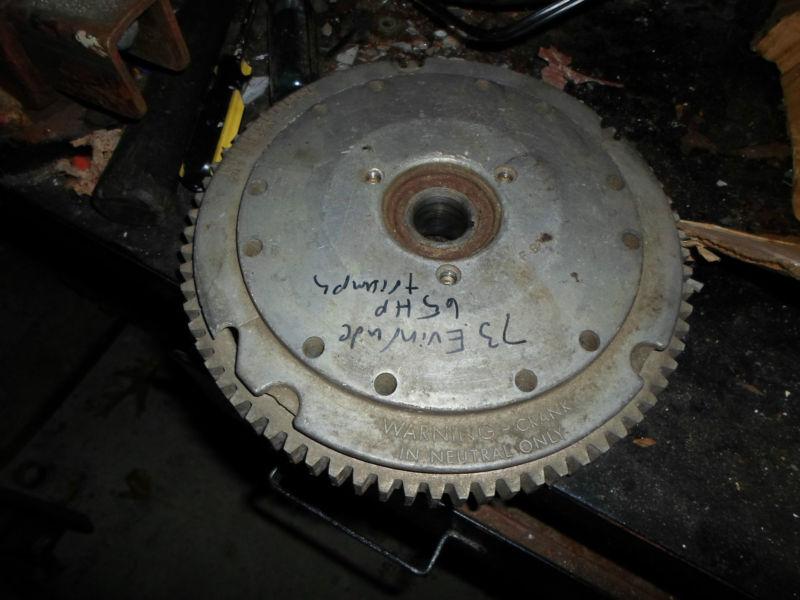 1973 evinrude 65hp 65 hp triumph flywheel fly wheel magneto 