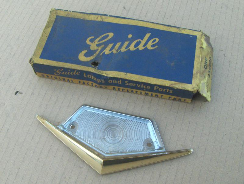 Packard 1955 clipper nos parking light lens oem