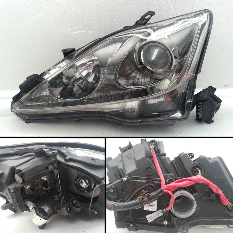 06 07 08 09 lexus is250 left driver halogen headlight oem 2006 2007 2008 2009