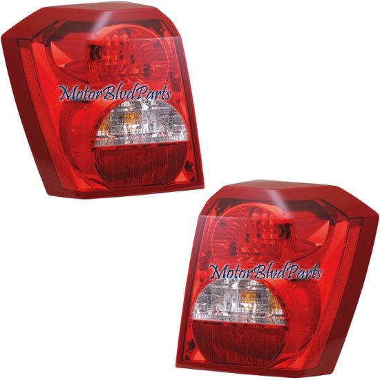 07 dodge caliber tail lights lamps left + right pair