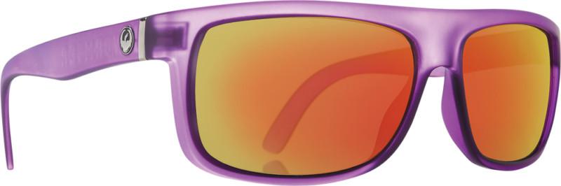 Dragon alliance wormser ionized sunglasses purple crystal/red lens