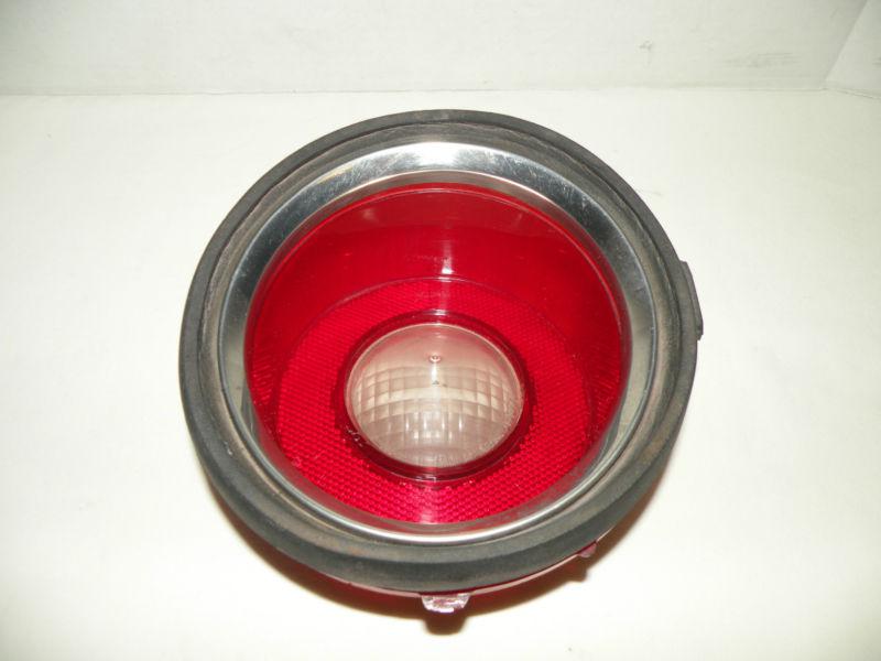 1970-1973 chevy camaro tail light lens  left side  oem