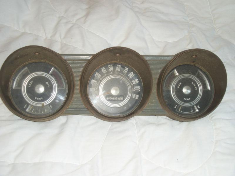 63 fairlane ranchwagon gauge bezel speedo fairlane galaxie 62-65 fomoco original