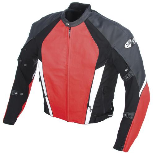 New joe rocket pro street jacket, red/black, 48