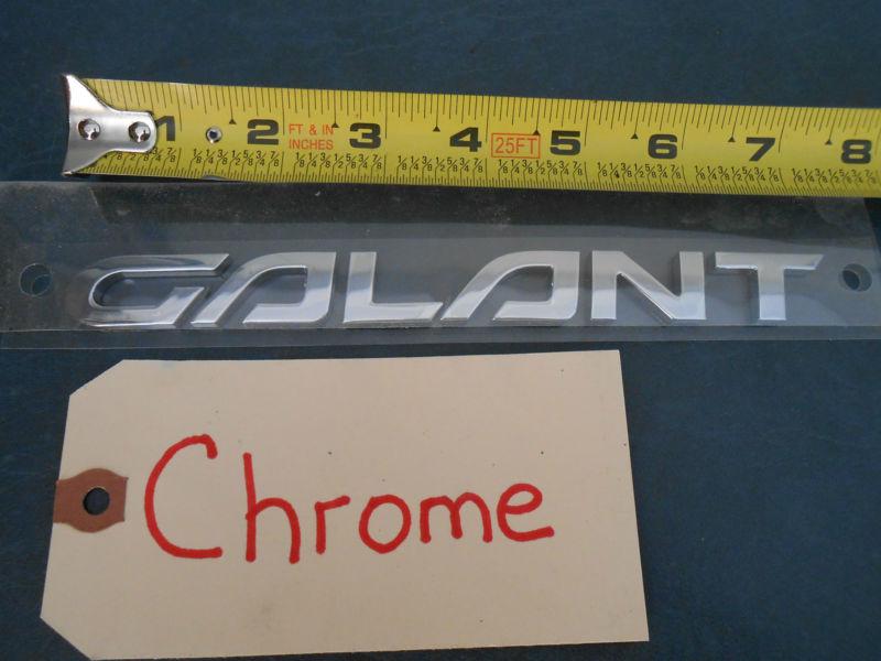 2010,10,11 mitsubishi galant rear bumper chrome emblem new oem