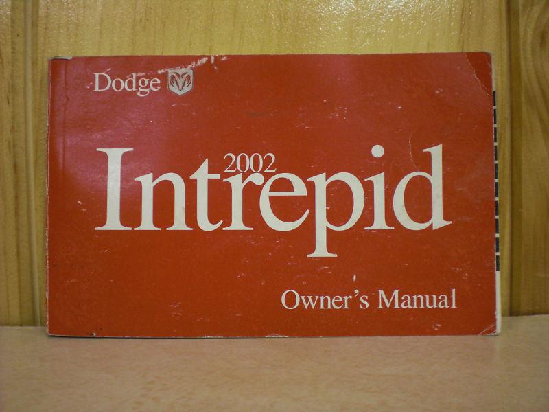 2003 dodge intrepid owner's manual