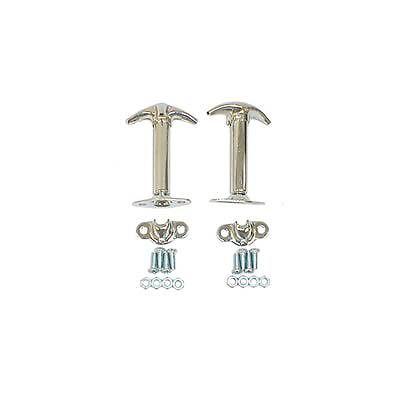 Rugged ridge 1130201 hood latches stainless steel chrome jeep pair