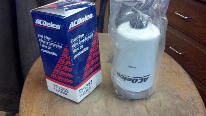 Ac delco fuel filter separator tp1263, gm vans w/ 6.5 92-02 - wix # 33537 