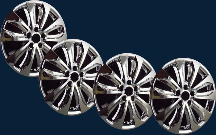 '11 12 13 hyundai sonata se chrome upgrade 18" wheel skins new set/4 imp-353x