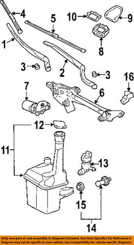 Toyota oem 85212ac011 wiper blade/windshield wiper blade