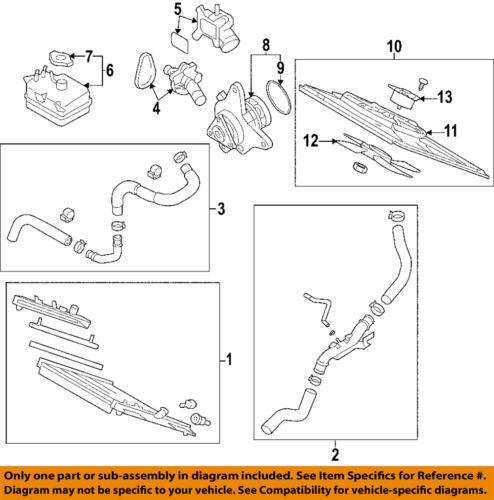 Mazda oem lf7015170 engine coolant thermostat kit/cooling system misc