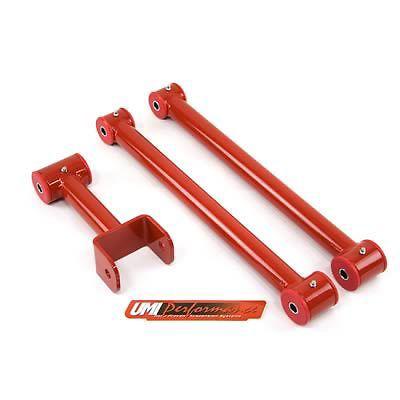 Umi performance rear non-adjustable upper and lower control arm kit 103546-r