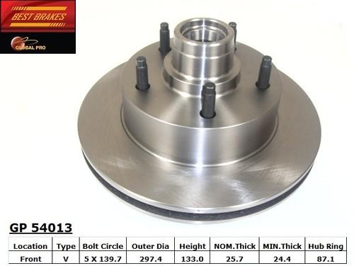 Best brakes usa gp54013 front brake rotor/disc-disc brake rotor