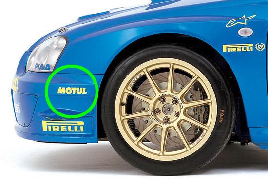 Motul oil decal sticker for subaru sti wrx