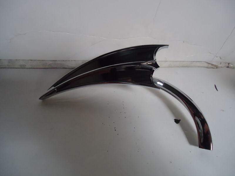 Arlen ness alternative die cast scoop triangle left mirror - harley-davidson