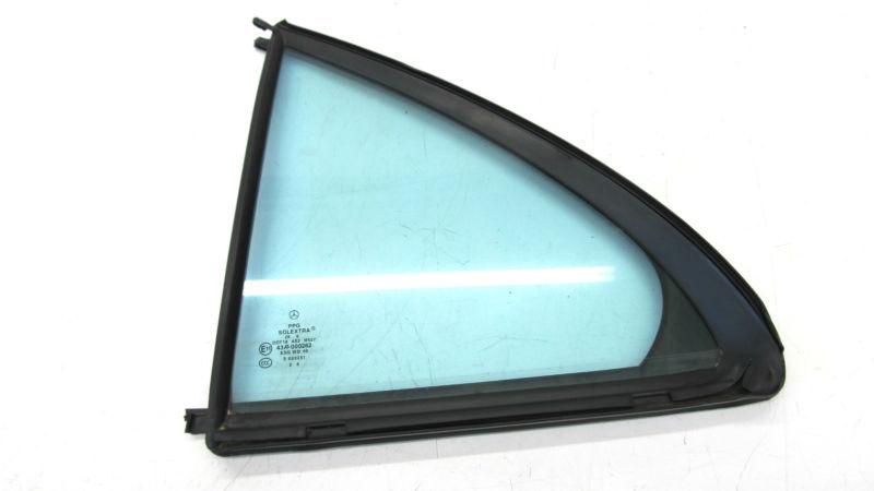 2005-2007 mercedes benz c230 w203 oem left rear door window corner glass