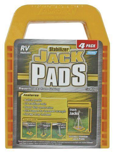 Camco 44595 rv stabilizer jack pad - pack of 4