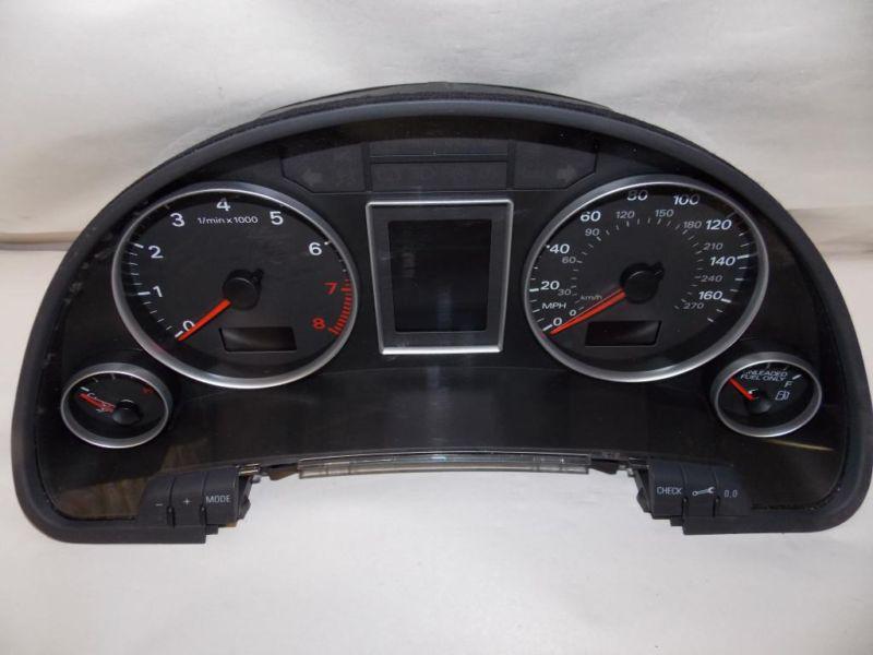 06-08 07 audi a4 s4 79k instrument cluster speedometer 2006 2007 2008 #7188